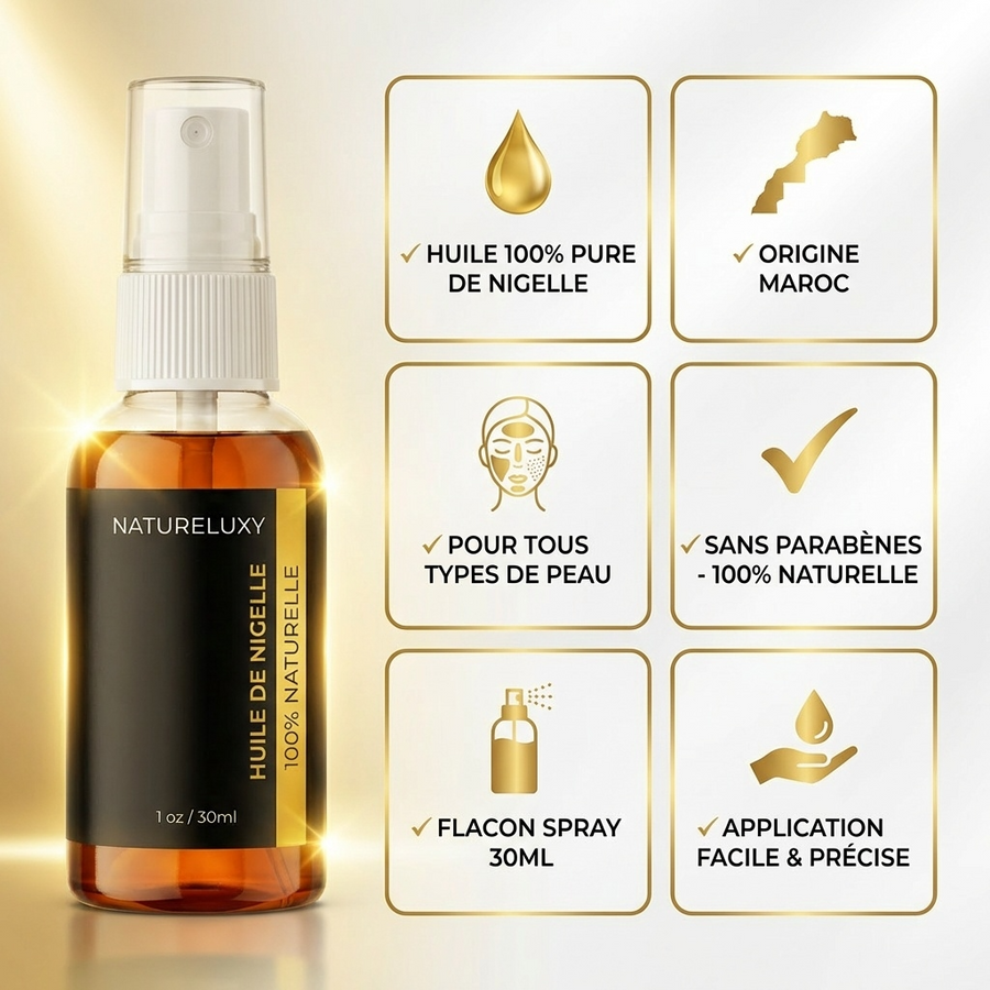Huile de Nigelle 30mL spray 100% naturelle