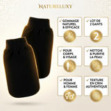 2 Gants de Gommage Kessa Haute Qualité (Exfoliant)