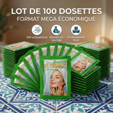 Carton de 100 dosettes de savon noir naturel  -   produits hammam