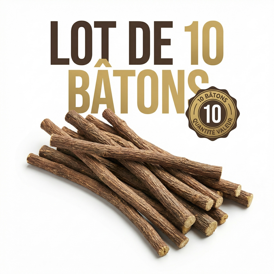 10 Bâtons de Réglisse — Format Pratique