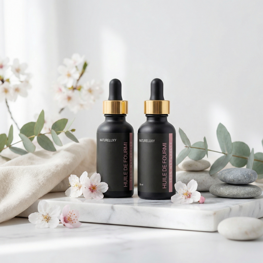 2 Huiles de Fourmi contre la pousse du poil - 30ml -5%
