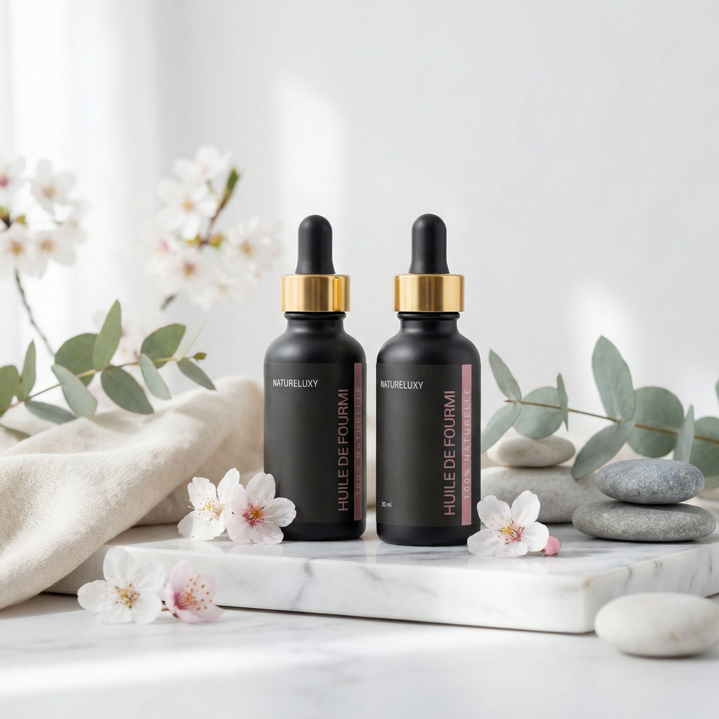 2 Huiles de Fourmi contre la pousse du poil - 30ml -5%