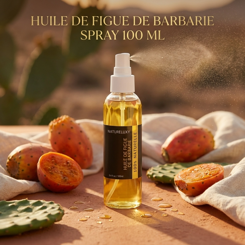 Huile de Figue de Barbarie Puissant Anti-rides 100mL Spray 100% naturelle
