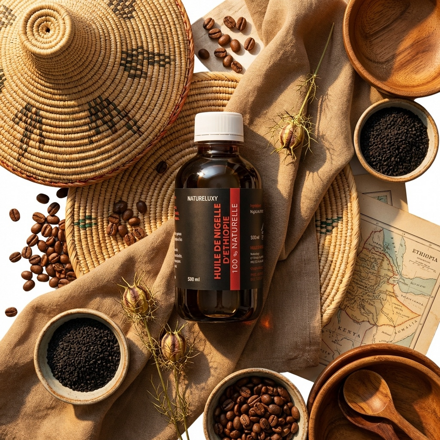 Hochwertiges äthiopisches Schwarzkümmelöl – 500 ml 