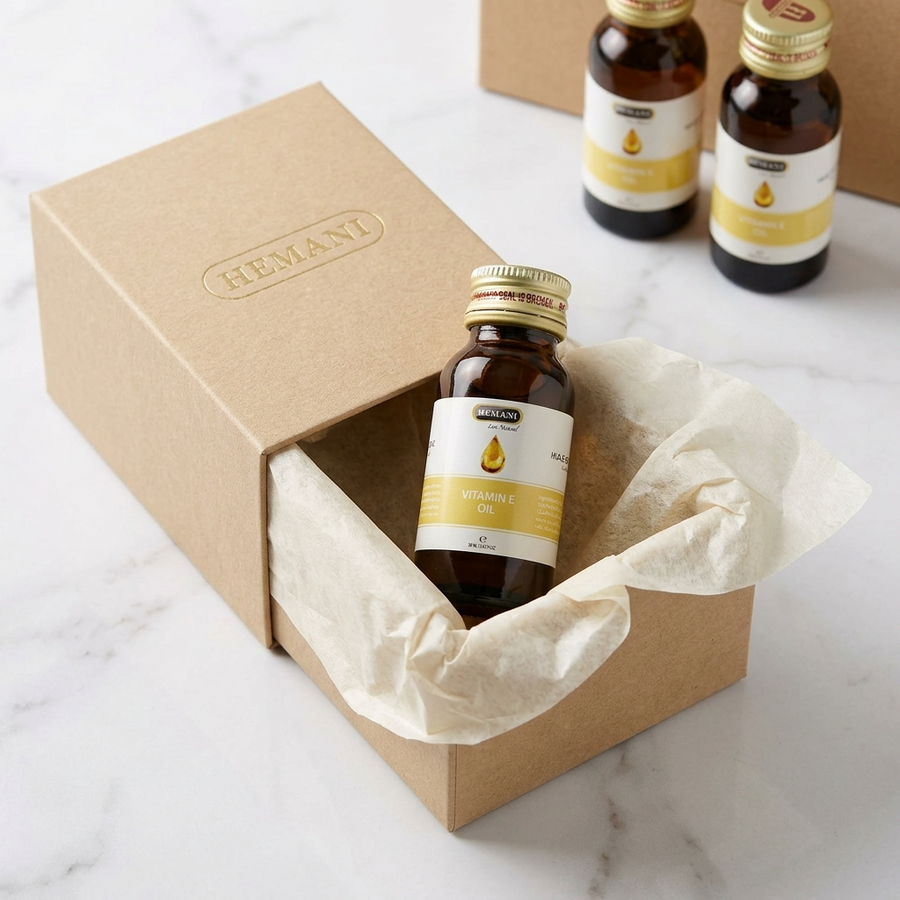 3 Vitamin E-Öl 30 ml 100 % natürliches Hemani -10 %