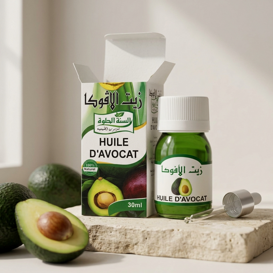Huile d'Avocat 30ml 100% Naturel - Sweet Sunnah