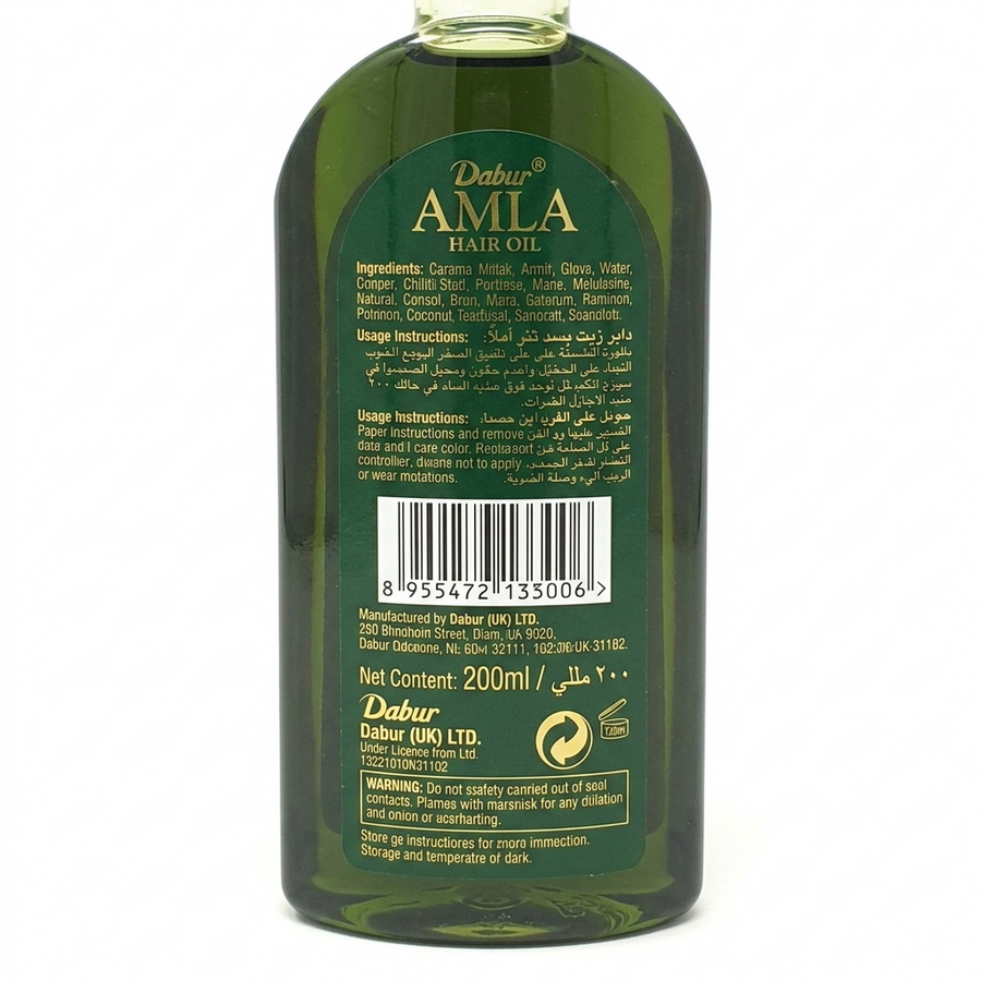 Amla-Öl, 200 ml, indisches Schönheitsöl, stärkend