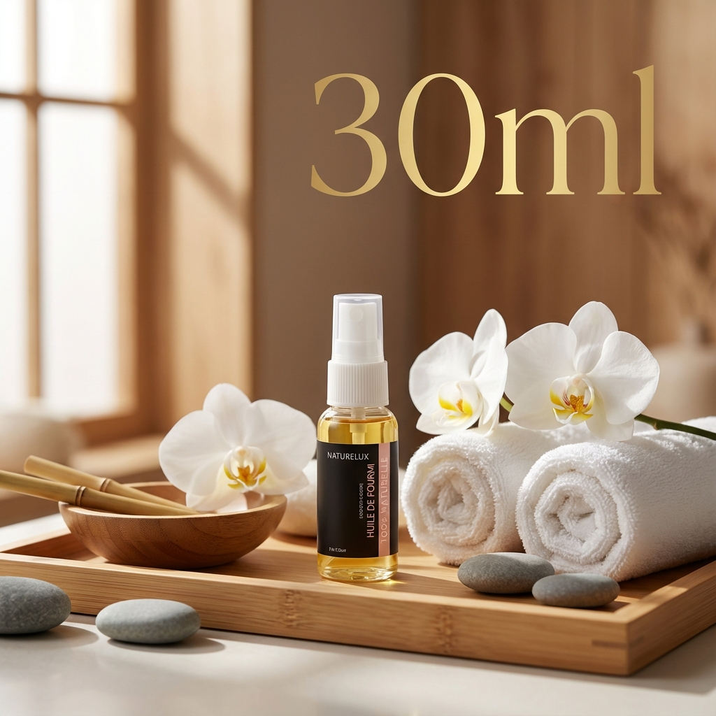 Huiles de Fourmi contre la pousse des poils 30mL Spray Natureluxy