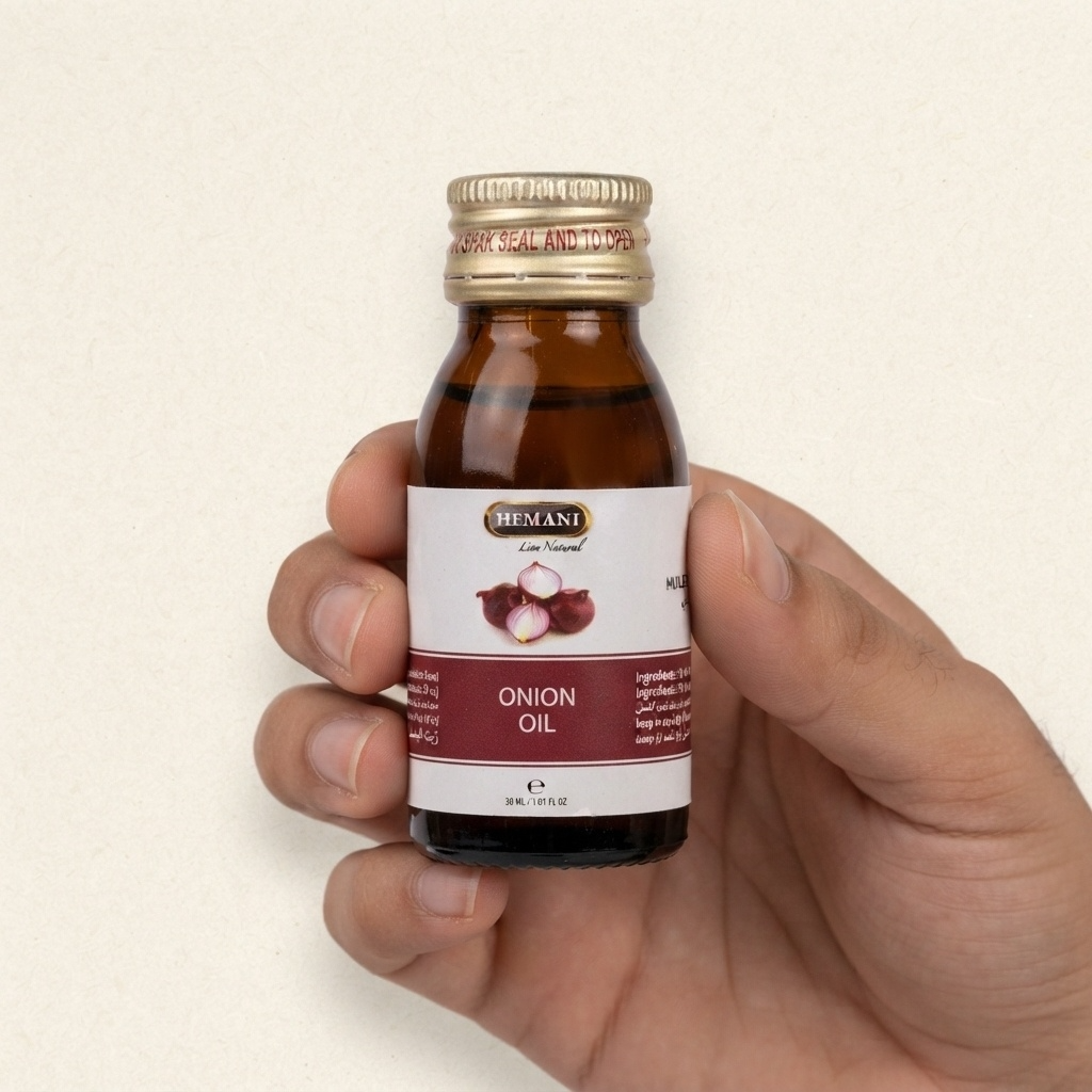 Huile d’Oignon Hemani 30 ml - Huile Capillaire