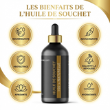 Huile de Souchet 100 mL Pipette 100% Naturelle - Soin de la Peau