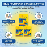 Lot de 4 Savon au Soufre Contre L' Acné Dermatologique Fabio 80g