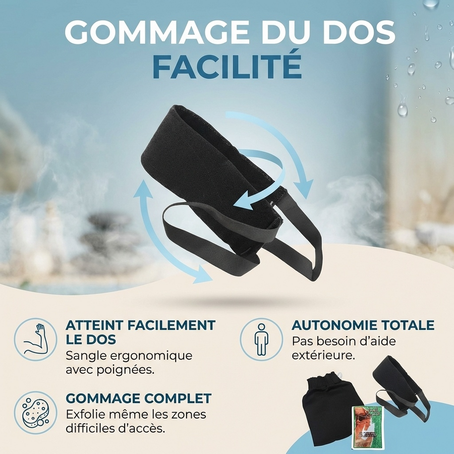 Gant de Gommage Dorsal Kessa Haute Qualité