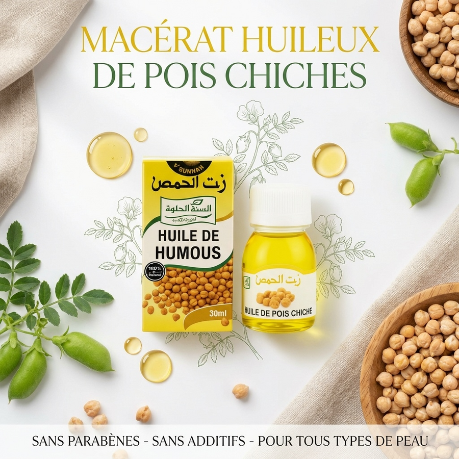 Huile de Pois Chiche 30mL 100% Naturelle