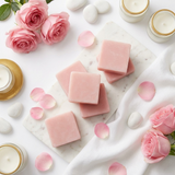 10 Carré de Musc Rose – Musc Blanc & Rose Orientale, Élégance et Douceur