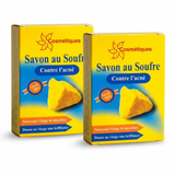 Lot de 2 Savon au Soufre Contre L' Acné  dermatologique Fabio 80g