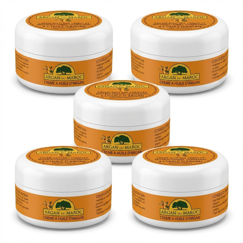 5 Argancremes aus Marokko Augen- und Gesichtskonturbehandlung Tag und Nacht 100 ml -20 %