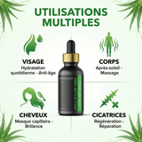 Huile d'Aloé Vera 30mL pipette 100% Naturelle
