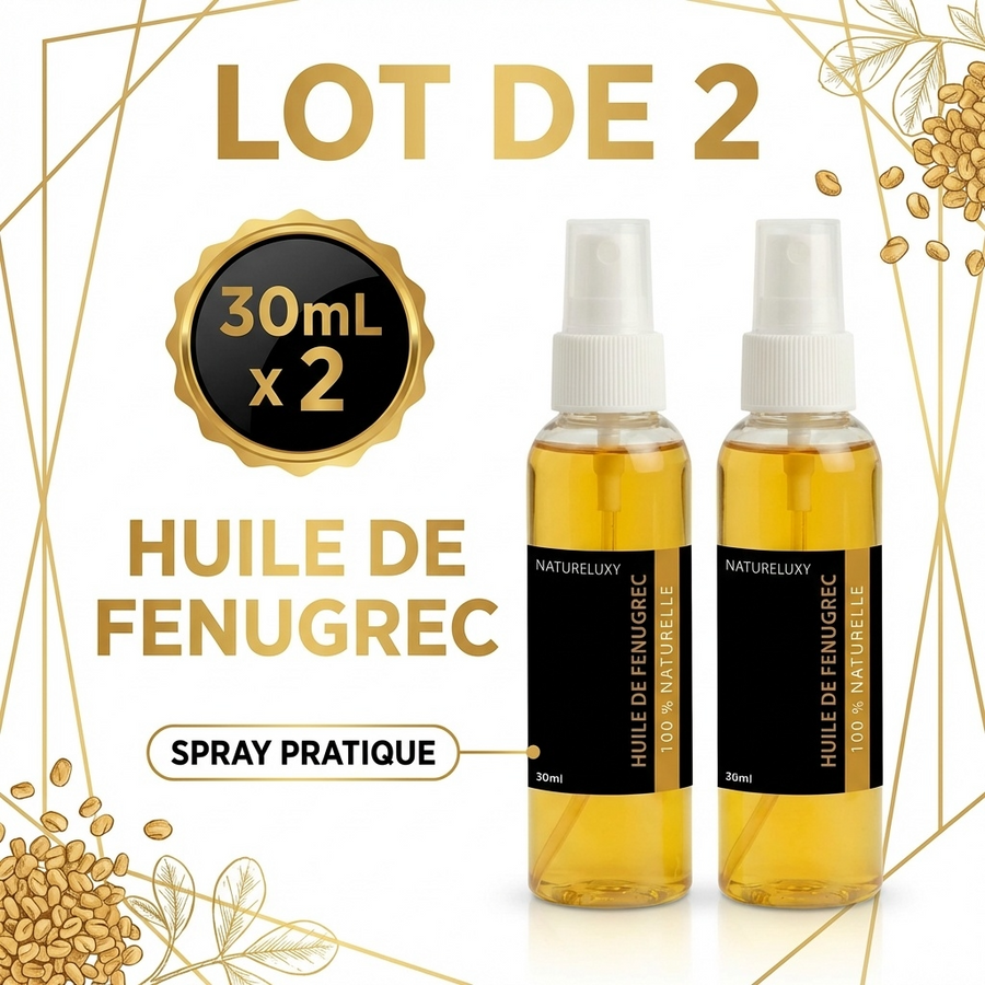 2 Huiles de Fenugrec 30mL Spray -5%