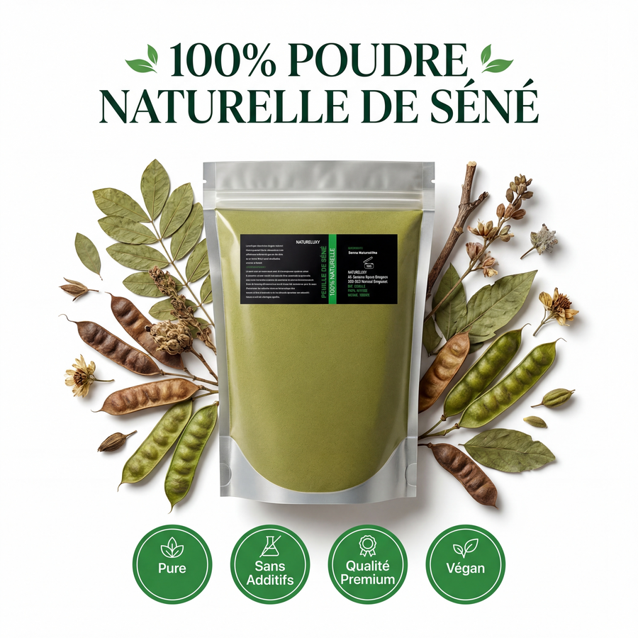 Feuilles de Séné en poudre (Sana Makki) 1 kg – 100% Naturel