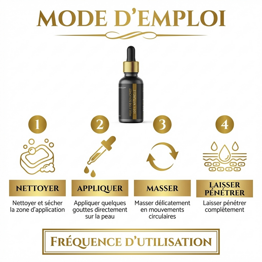 Huile de Souchet 30mL pipette 100% naturelle