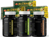 Pack Bien-être Naturel Complet | Nigelle + Costus + Séné + 5 Miswak | 4 Produits Traditionnels | E-book Offert