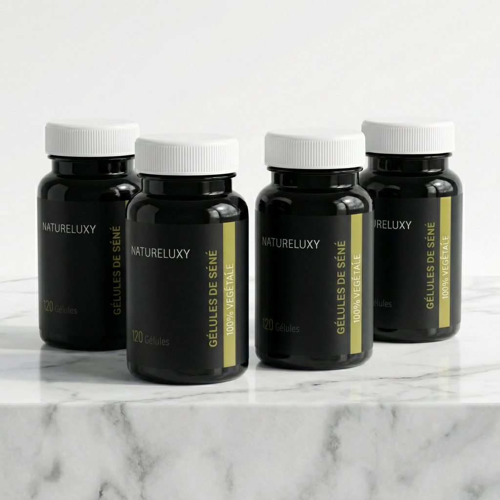 Lot 4×120 Gélules de Séné (Senna) – 480 gélules 300 mg par gélule