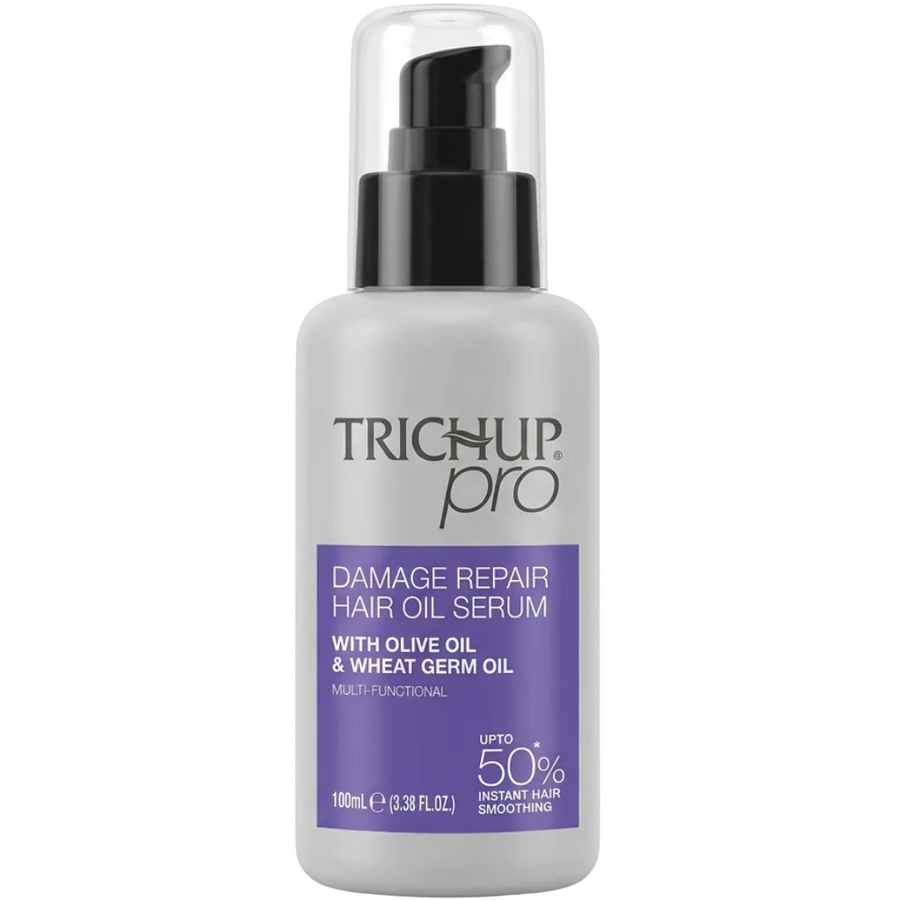 Sérum huile capillaire, Huile d’Olive & Germe de Blé, 100 ml - TRICHUP pro Damage Repair Hair Oil Serum