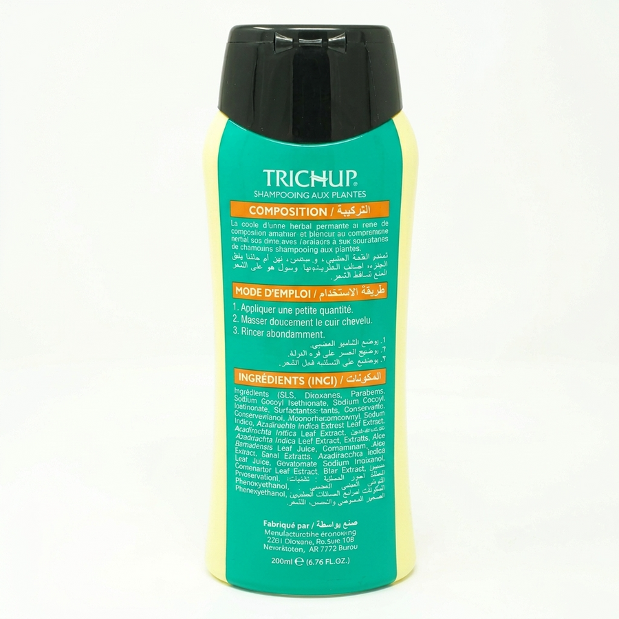 Shampoing Anti-Chute Trichup 200 mL Sans Sulfate – Amla Réglisse Bhringaraj