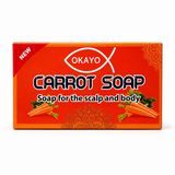 Savon à la Carotte Teint Clair Agit sur l'acné - Okayo