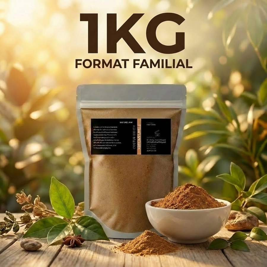 1kg Costus Indien en Poudre 100% Naturel – Poudre Végétale (Format 1kg)