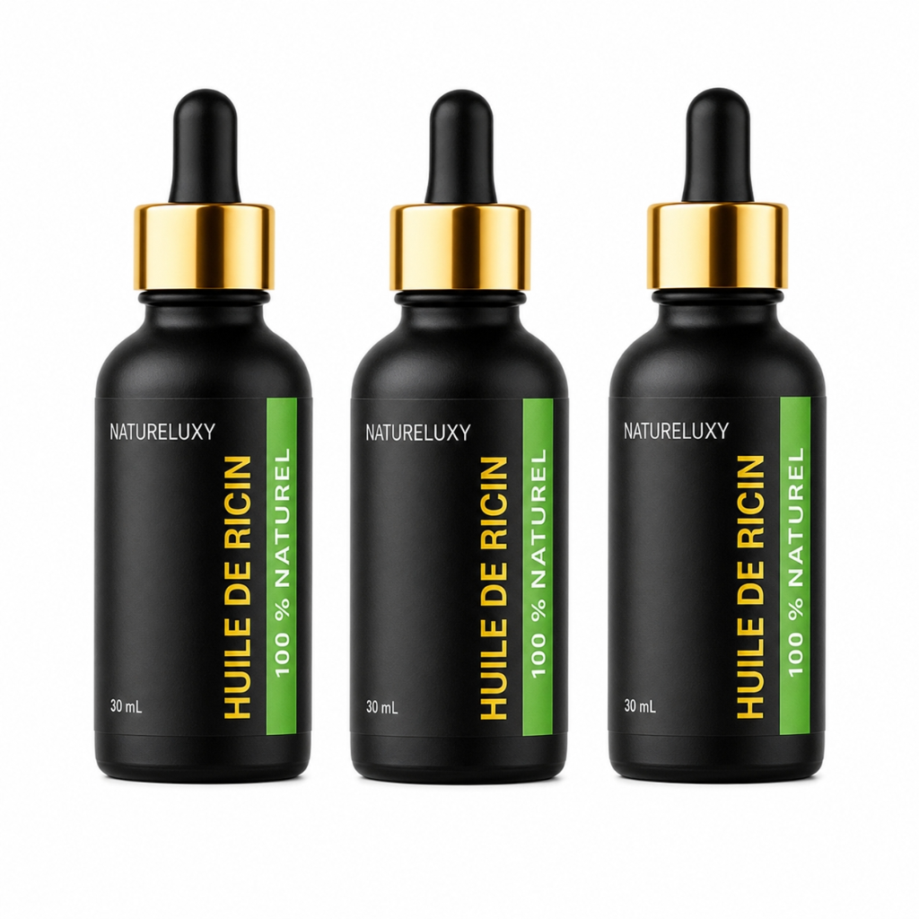 3 Huile de ricin 30 ml à pipette -10%