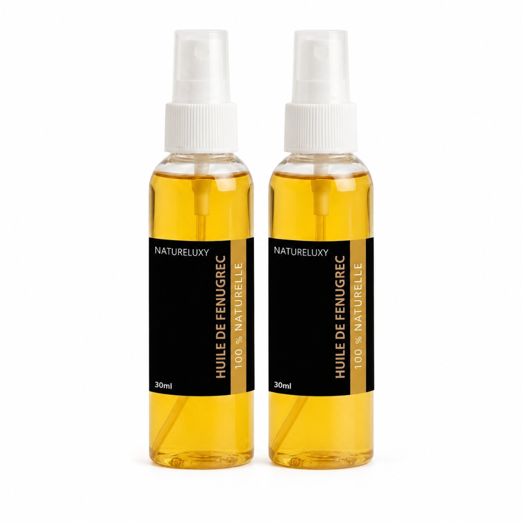 2 Flacons Huile de fenugrec 30mL Spray 100% Naturel