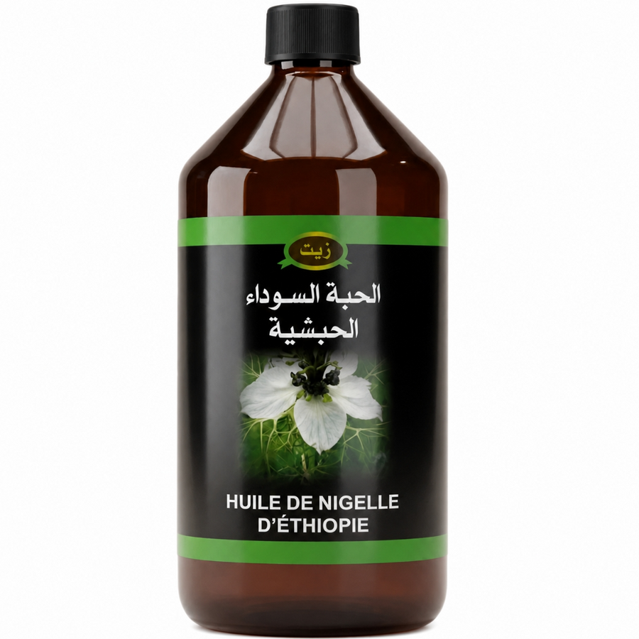 1 Liter hochwertiges äthiopisches Schwarzkümmelöl, Güteklasse A, Reinheit 99 % 