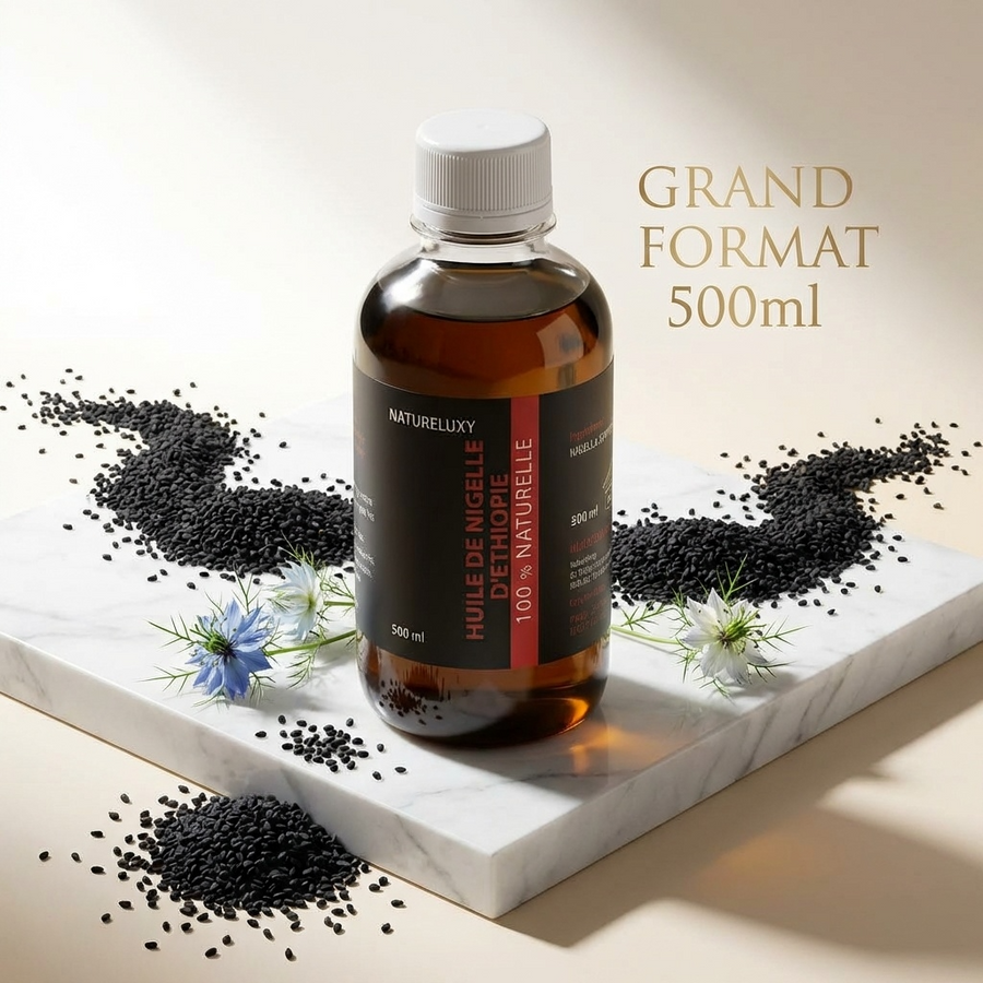 Hochwertiges äthiopisches Schwarzkümmelöl – 500 ml 
