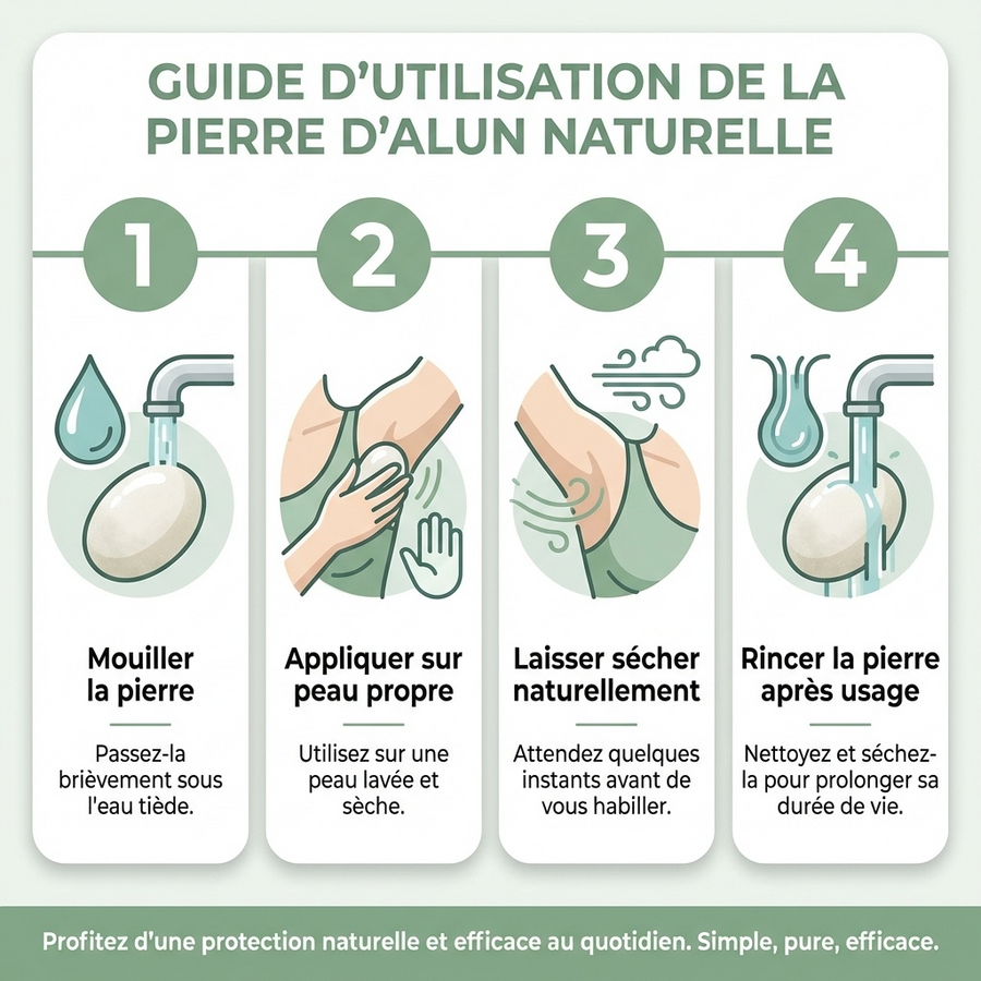 Pierre d’Alun Brute 80 g - Déodorant Naturel