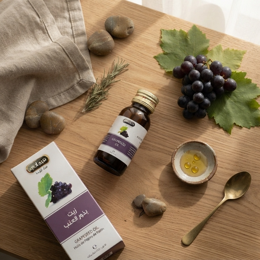 Huile de Pépin de Raisin 30mL 100% Naturelle Hemani
