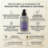 Sérum huile capillaire, Huile d’Olive & Germe de Blé, 100 ml - TRICHUP pro Damage Repair Hair Oil Serum