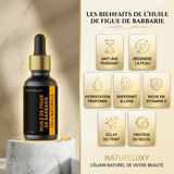 Huile de Figue de Barbarie 30ml  Pipette 100% naturelle Puissant Anti-rides