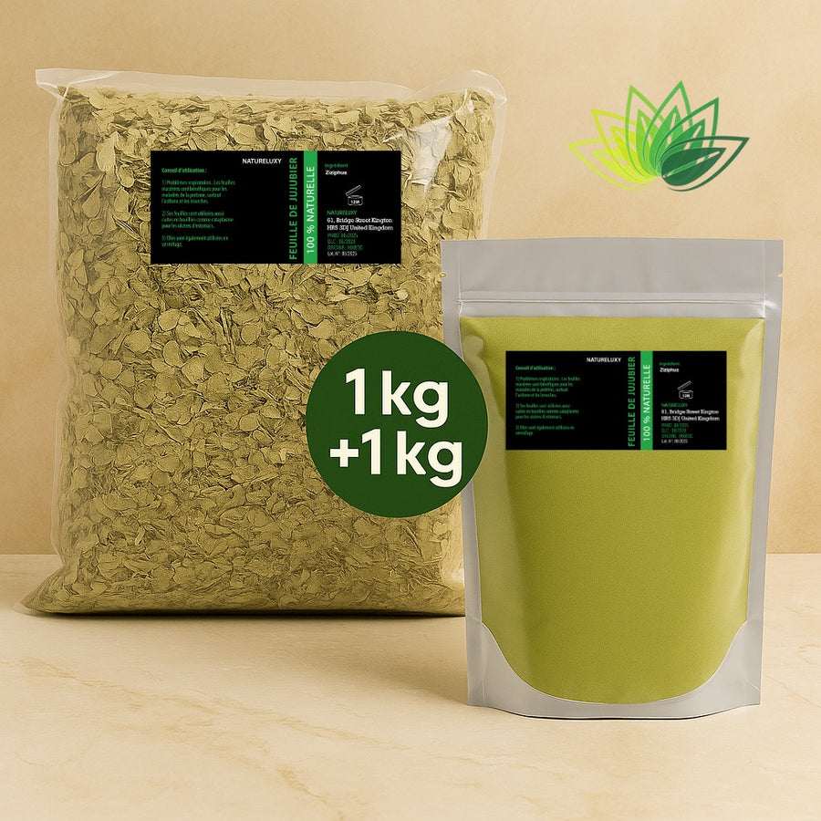 Pack Sidr 2 kg — Poudre + Feuilles de Jujubier