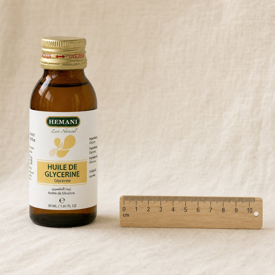 Hemani Huile de Glycérine 30 mL — Dimensions & échelle