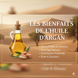 Huile d'Argan 100% naturelle et bio - 1L