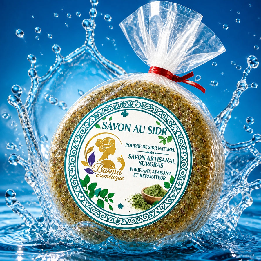 Savon au Sidr – éclaboussure d'eau dynamique – fraîcheur