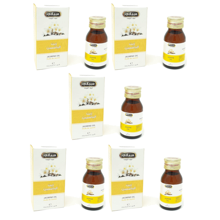 5 Huile de Jasmin 30ml Naturelle Hemani – produit naturel présenté par Natureluxy