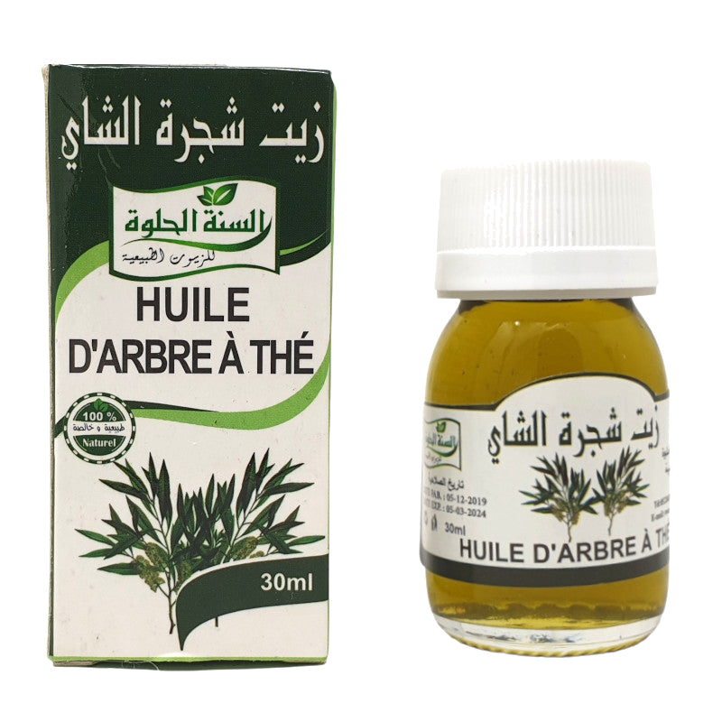 Huile d'Arbre à Thé 30mL 100% Naturelle Sweet Sunnah – produit naturel présenté par Natureluxy