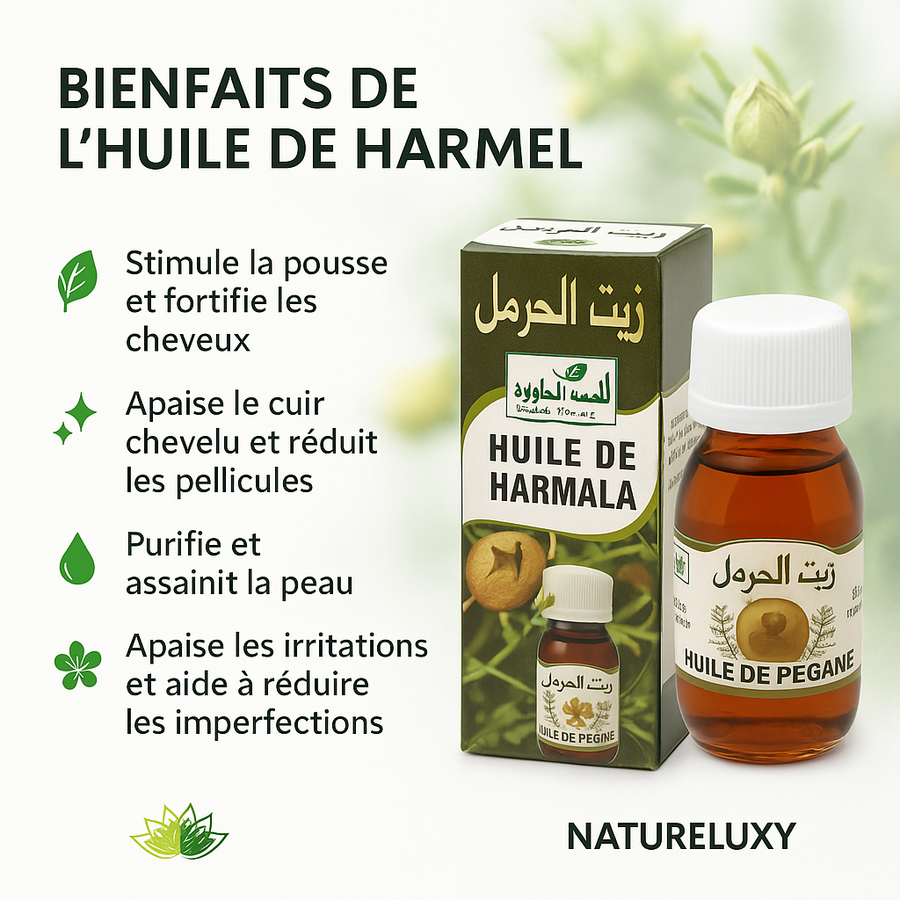 Huile de Harmal 30mL 100% Naturelle Sweet Sunnah