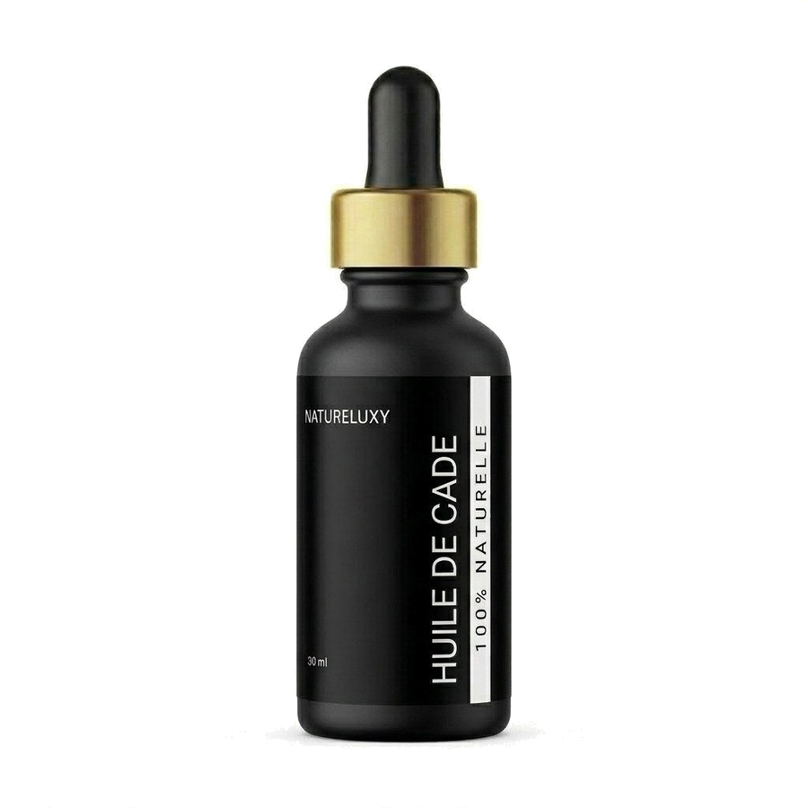 Huile de cade 30mL pipette 100% naturelle – produit naturel présenté par Natureluxy