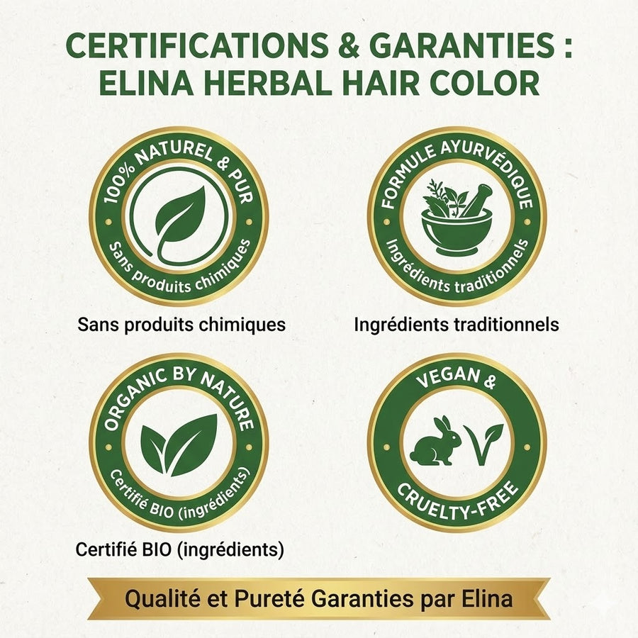 Coloration Capillaire Végétale Burgundy Elina - Teinte Bourgogne – produit naturel présenté par Natureluxy