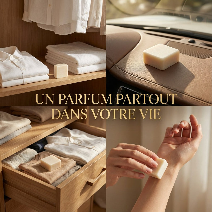 Carré de musc blanc – parfum solide - image produit 3
