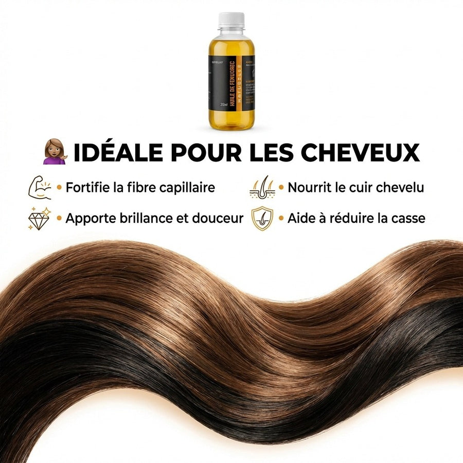 Huile de Fenugrec 250mL – produit naturel présenté par Natureluxy