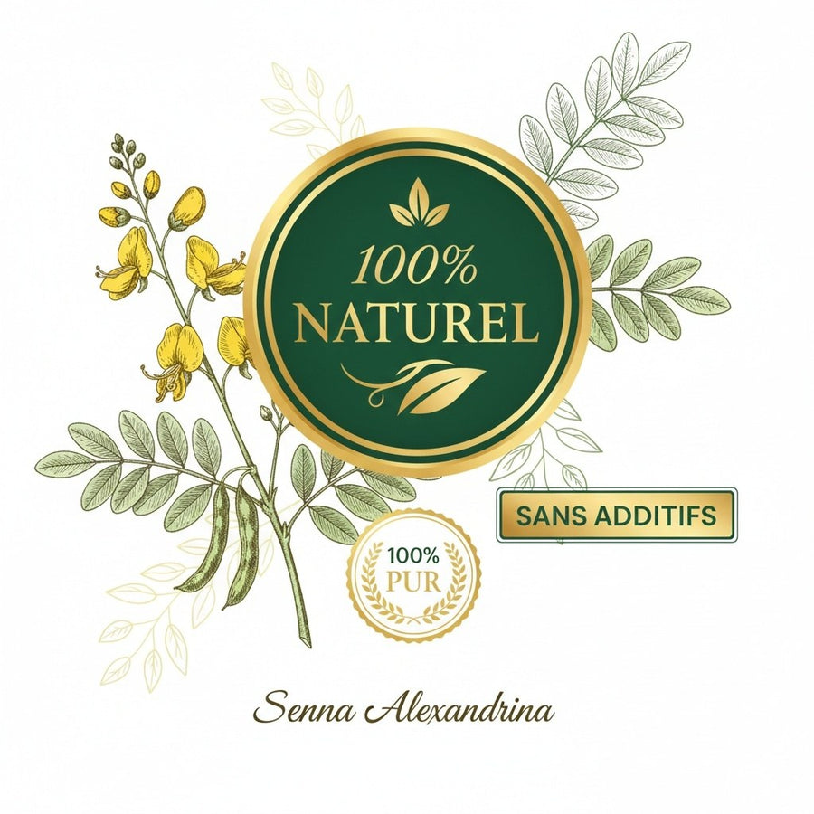 Feuilles de Séné 500g – 100% Naturel (Senna) | Natureluxy – produit naturel présenté par Natureluxy
